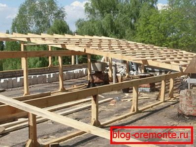 Монтажа обресхетки двоструког крова