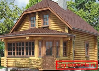 Глазирана дрвена веранда