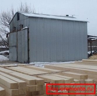 Хангар са инсталацијом за сушење Хангар са инсталацијом за сушење