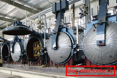 Аутоклави за производњу газираног бетона Аутоклави за производњу газираног бетона