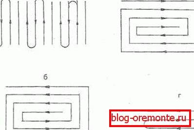 Основна шема инсталационих елемената.