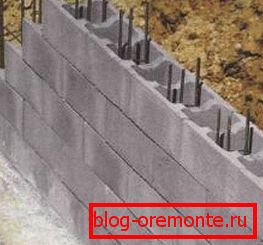 Бетонски блокови су неопходни у изградњи тракастих основа Бетонски блокови су неопходни у изградњи тракастих основа