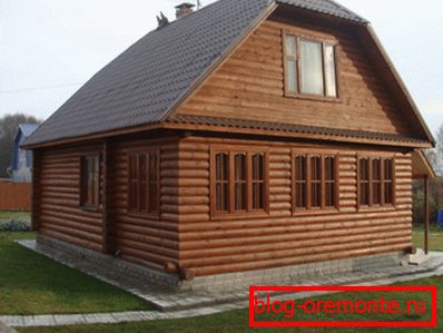 Дрвена кућа, одмах након изградње Дрвена кућа, одмах након изградње