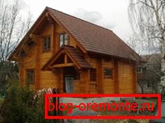 Сеоска кућа може бити изграђена од танког бара. Сеоска кућа може бити изграђена од танког бара.