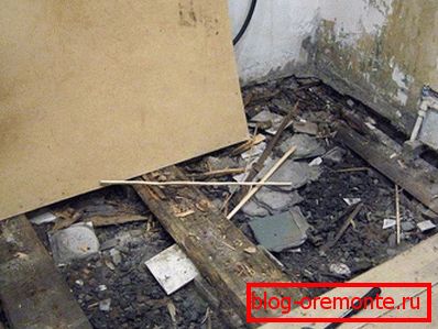 Демонтирање старог спрата