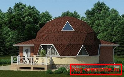 Фотографије куће са куполастим кровом