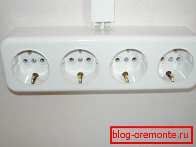 Слика инсталираног излаза за четири излаза Слика инсталираног излаза за четири излаза