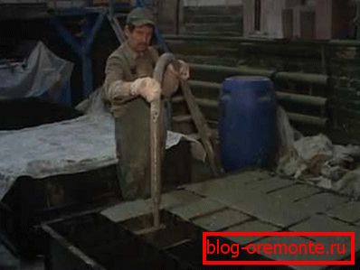 Изготовление блоков из пена бетон заливкой в формы Изготовление блоков из пена бетон заливкой в формы