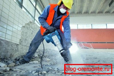 Како је демонтажа бетонске кошуљице Како је демонтажа бетонске кошуљице