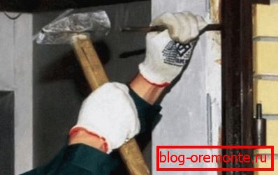 Причвршћивање кроз кутију како инсталирати метална предња врата