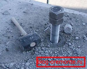 Причвршћивање производа на површини бетона Причвршћивање производа на површини бетона