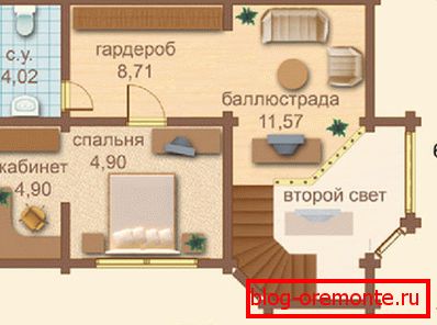 Најзаступљенији план за други спрат. Најзаступљенији план за други спрат.