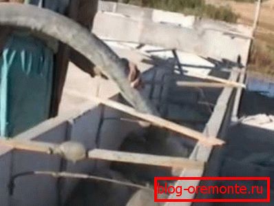 Монолитна конструкција помоћу пјенастог бетона
