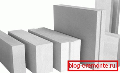 На слици - врсте блокова газираног бетона На слици - врсте блокова газираног бетона