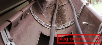 Грејни кабл у олуку