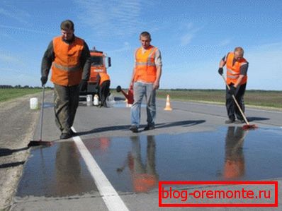 Наношење емулзије за учвршћивање Наношење емулзије за учвршћивање