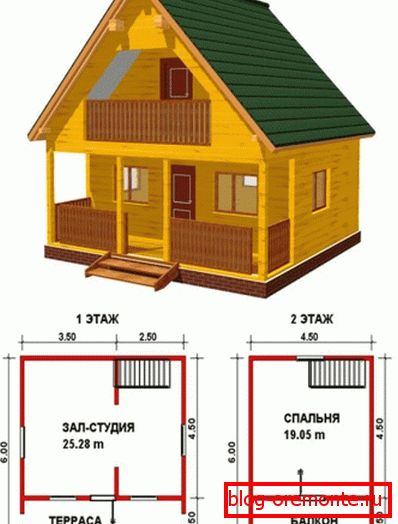 Мала, али пространа двоспратна кућа. Мала, али пространа двоспратна кућа.