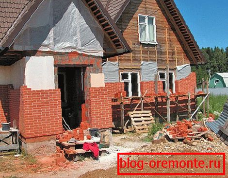 Облоге строения кирпичом