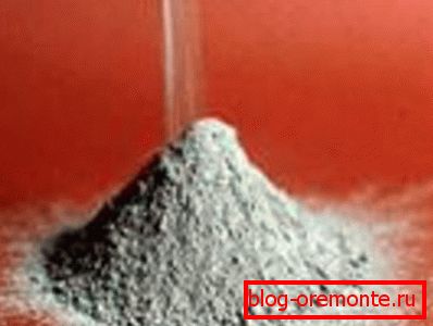 Узорак поззоланског цемента. Узорак поззоланског цемента.