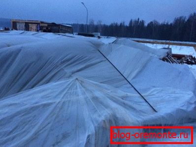 Карактеристике конструкције зида траке у зимском периоду