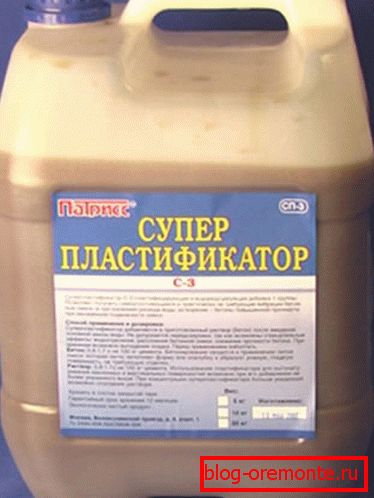 Пластификатор за бетон Пластификатор за бетон