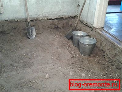 Припрема пода за бетонирање