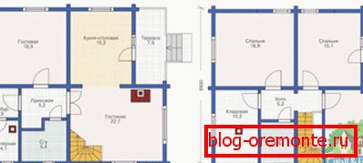 Детаљни 9к10 план куће Детаљни 9к10 план куће