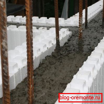 Употреба пене у комбинацији са бетоном Употреба пене у комбинацији са бетоном