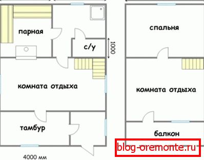 Пројекат куће 6к9 из бара са мансардом (први и мансардни под) Пројекат куће 6к9 из бара са мансардом (први и мансардни под)