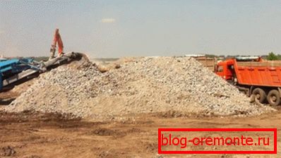 Производња секундарног шљунка директно на градилишту Производња секундарног шљунка директно на градилишту