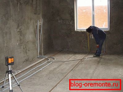 Означавање пода помоћу ласерског нивоа