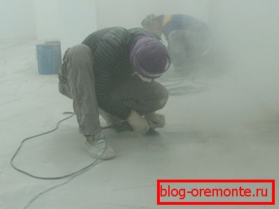 Брушење бетонског пода својим рукама код куће Брушење бетонског пода својим рукама код куће