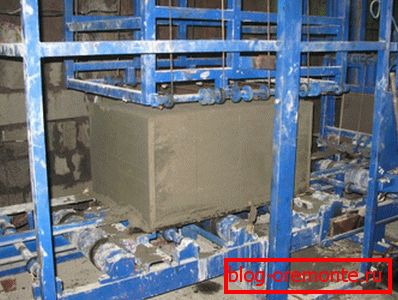 Машина за производњу блокова газираних бетона методом сечења монолита Машина за производњу блокова газираних бетона методом сечења монолита
