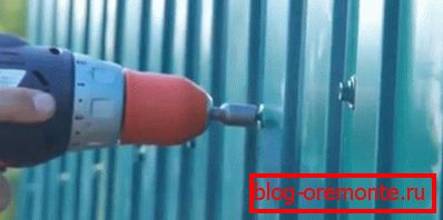 Крепление профлиста заварене вицкетс