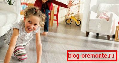 Где дјеца живе, боље је одабрати лагани слој.