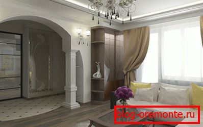 Унутрашња опција: дривалл арцх, фоам колоне Унутрашња опција: дривалл арцх, фоам колоне