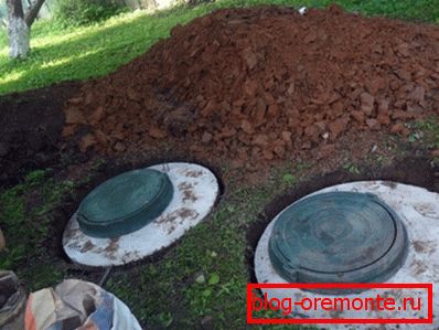 Појава завршеног септичка јама. Појава завршеног септичка јама.