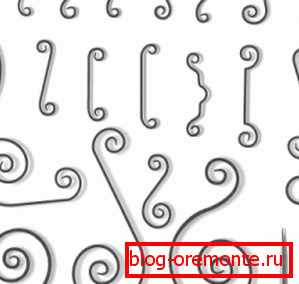 Примјери кривих слика капије ковани цртежи