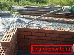 Испијање монолитног пјенастог бетона Испијање монолитног пјенастог бетона